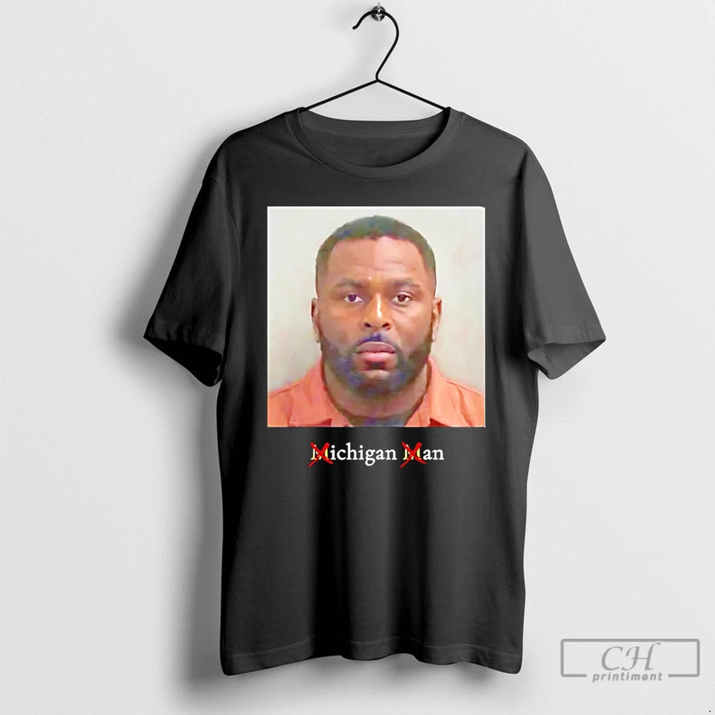 Premium Sherrone Moore Michigan Man Not M Mugshot