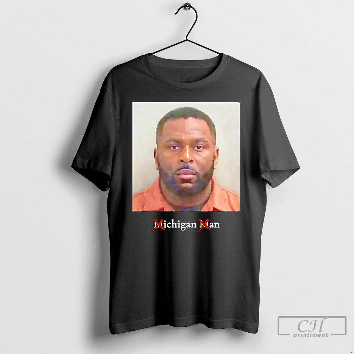 Premium Sherrone Moore Michigan Man Not M Mugshot