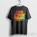 Premium Stupid Canadian Wolf Bird Funny Design