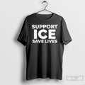 Premium Support Ice Save Lives Text
