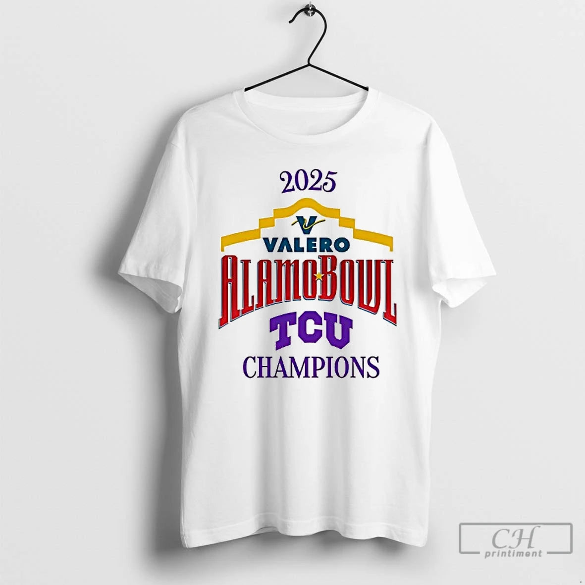 Premium Tcu Horned Frogs 2025 Alamo Bowl Champions Logo