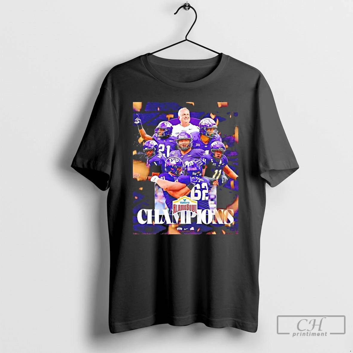 Premium Tcu Horned Frogs 2025 Valero Alamo Bowl Champions Team Players