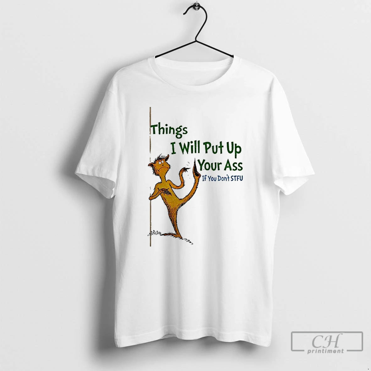Premium The Foot Book Things I Will Put Up Your Ass If You Dont Stfu