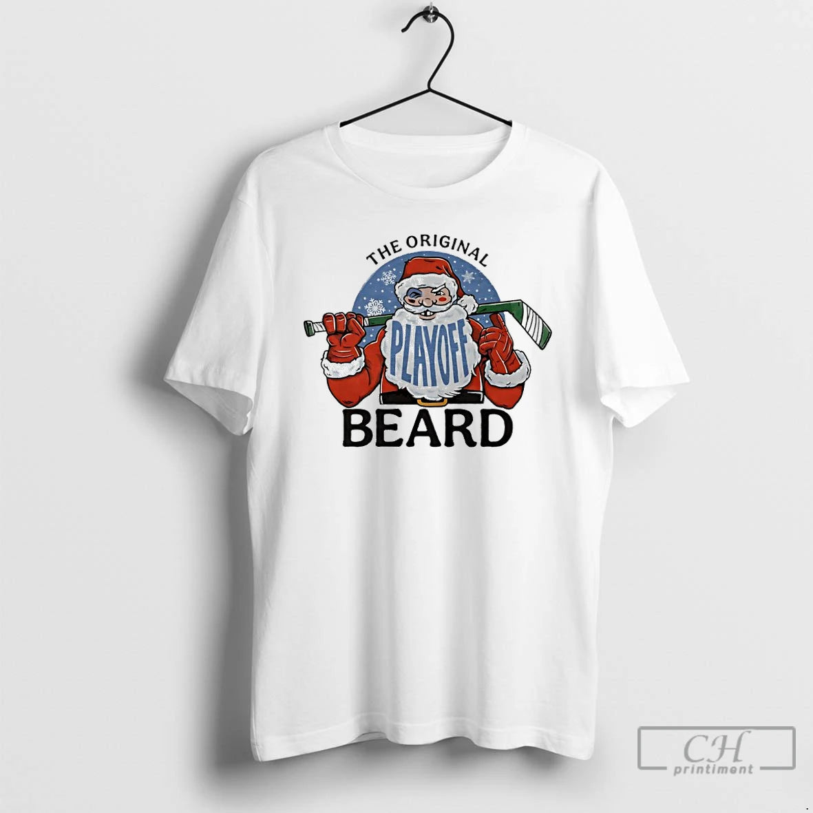 Premium The Playoff Beard Santa Hockey