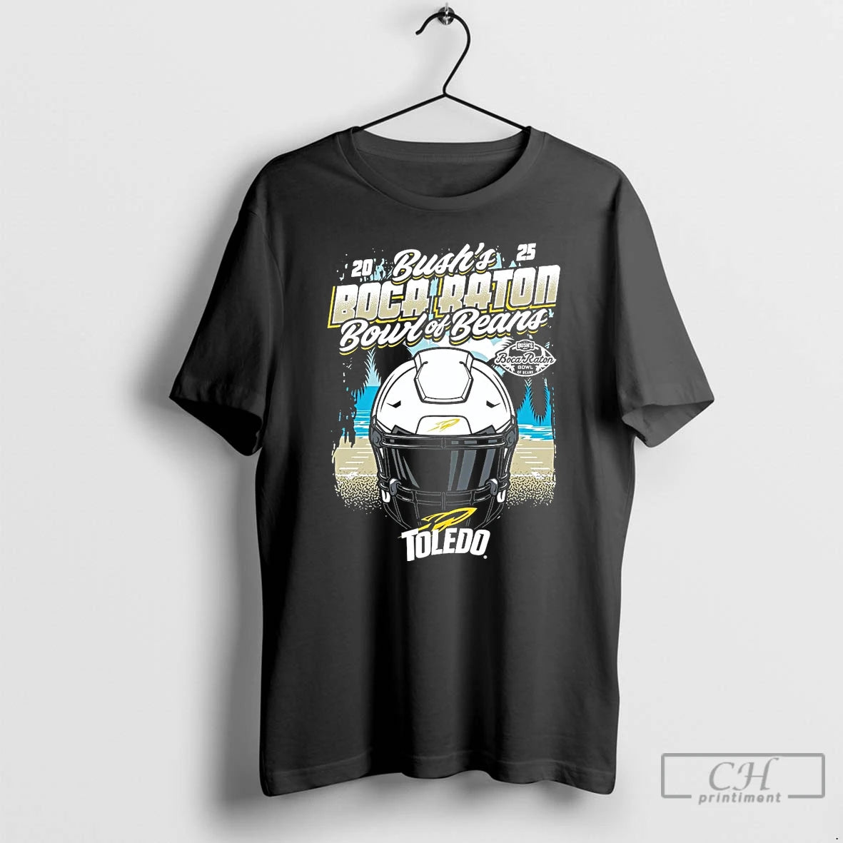 Premium Toledo Rockets 2025 Boca Raton Bowl Helmet
