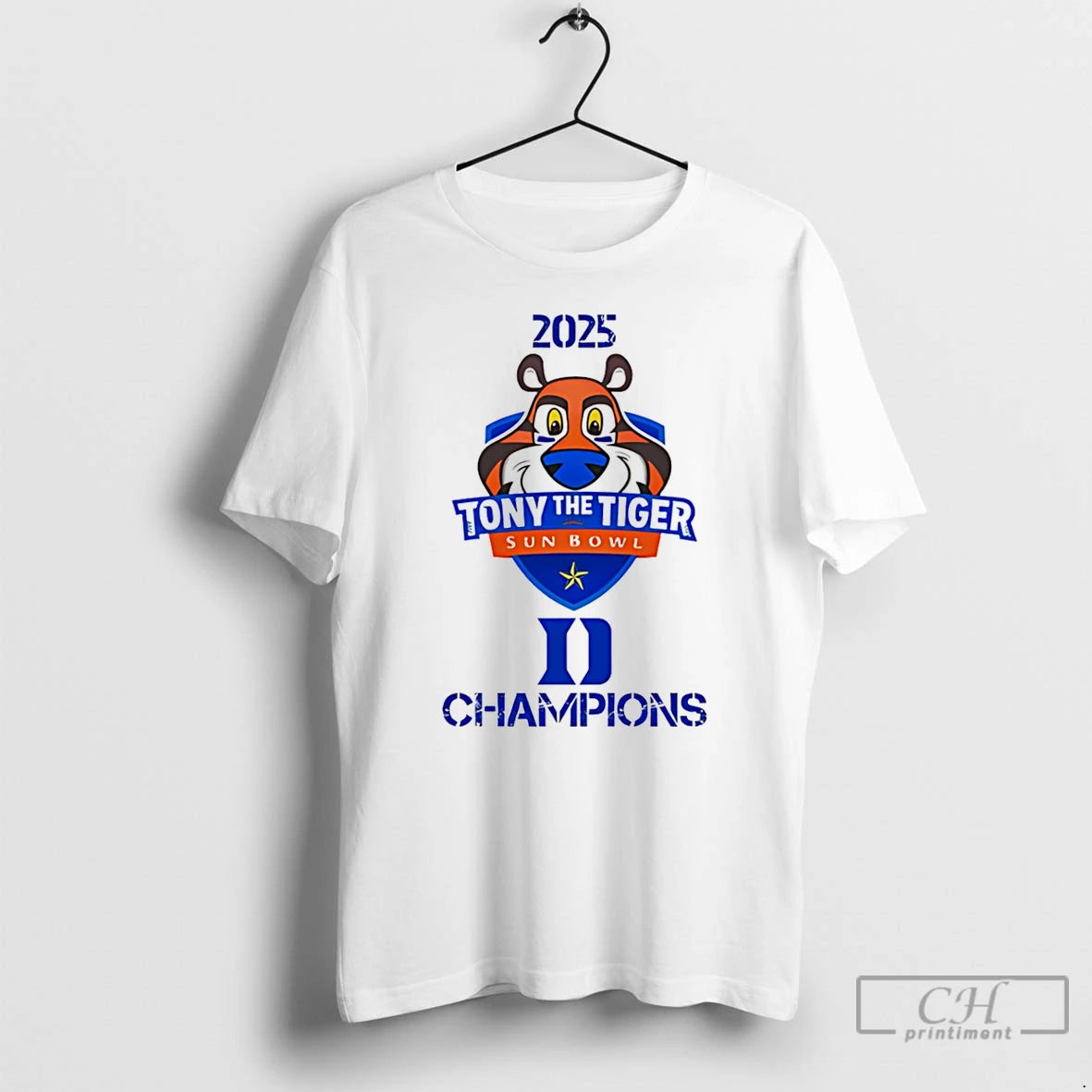 Premium Tony The Tiger Sun Bowl Champions 2025 Duke Football