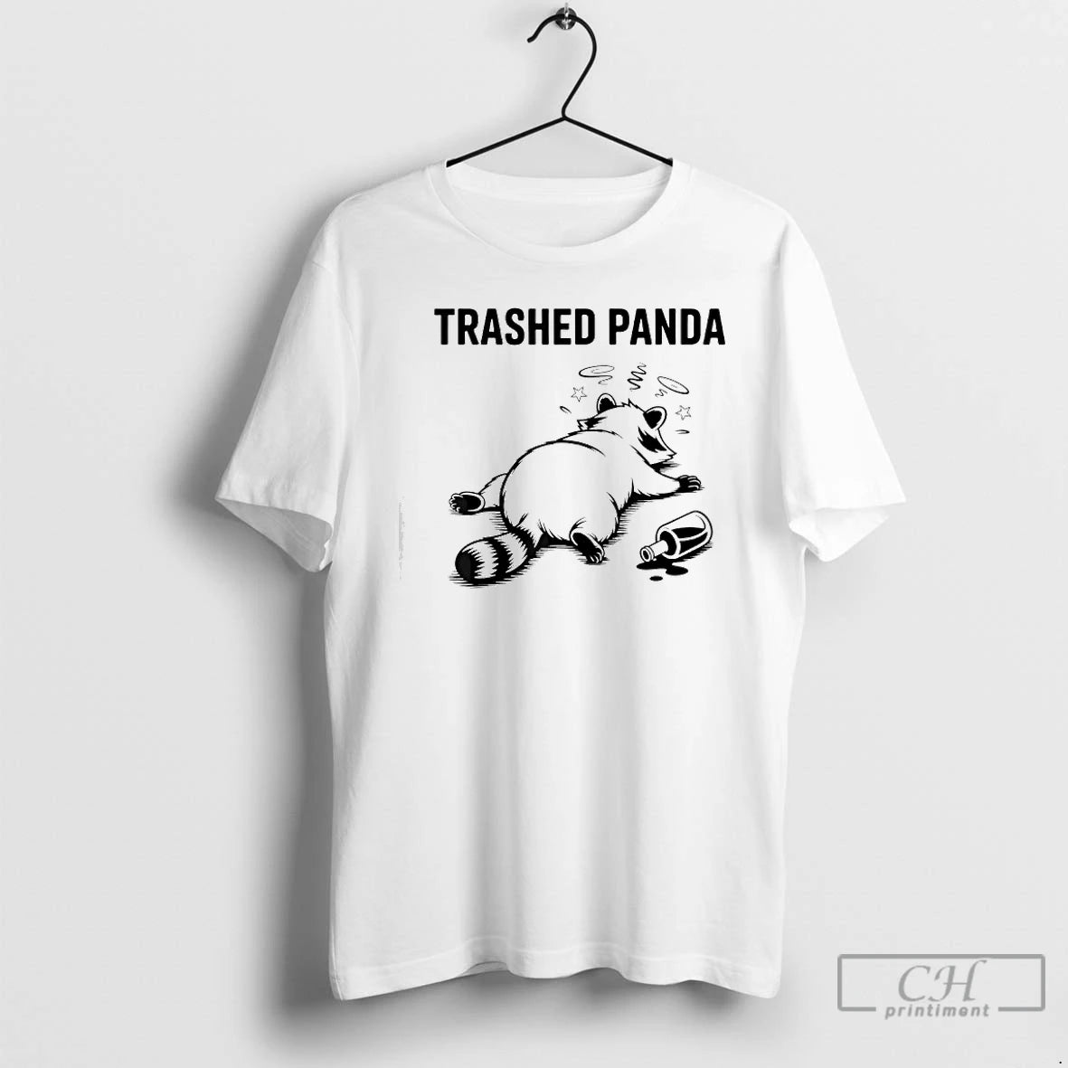 Premium Trashed Panda Drunk Racoon Funny