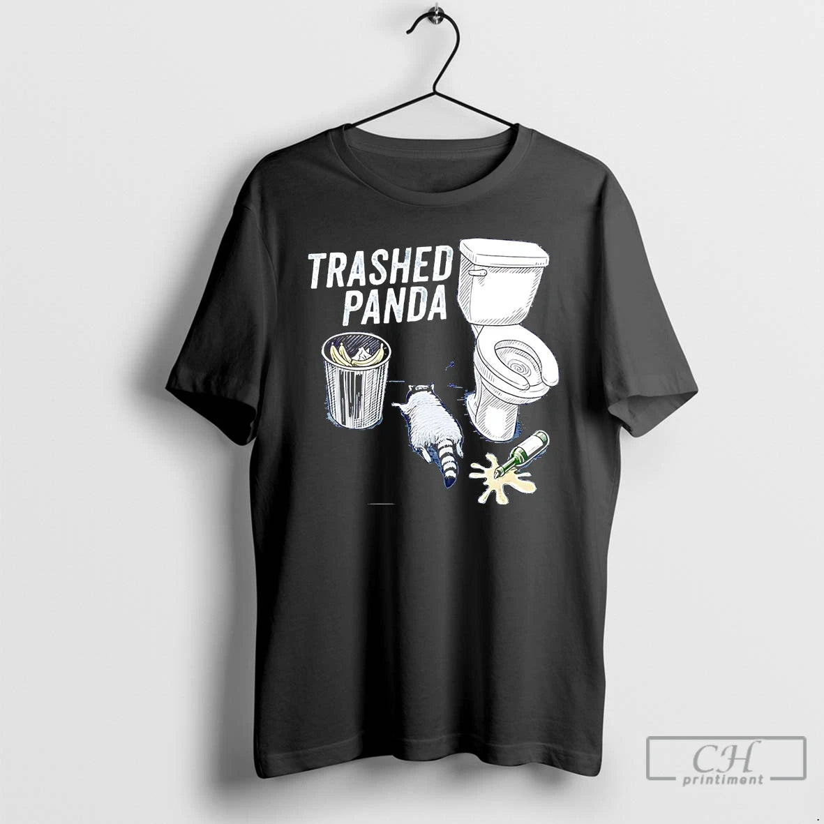 Premium Trashed Panda Drunk Raccoon