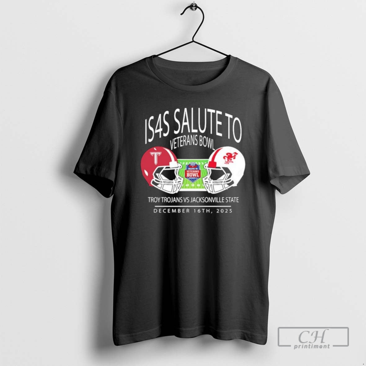 Premium Troy Trojans Football Vs Jacksonville State Gamecocks Football Is4s Salute To Veterans Bowl At