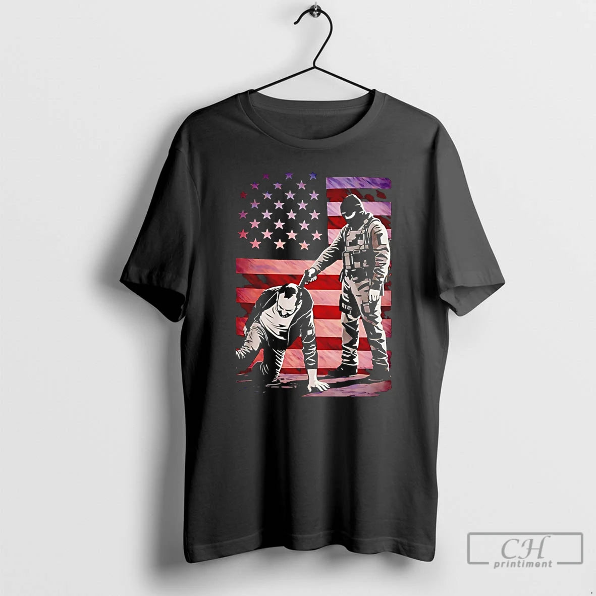 Premium Trumps America Anti Ice Usa Flag