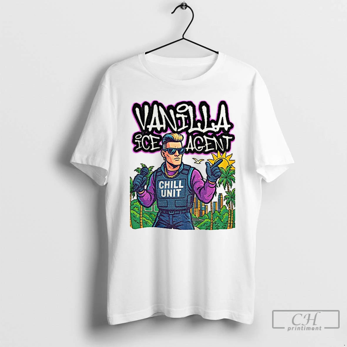 Premium Vanilla Ice Agent Chill Unit Meme Pop Culture Parody