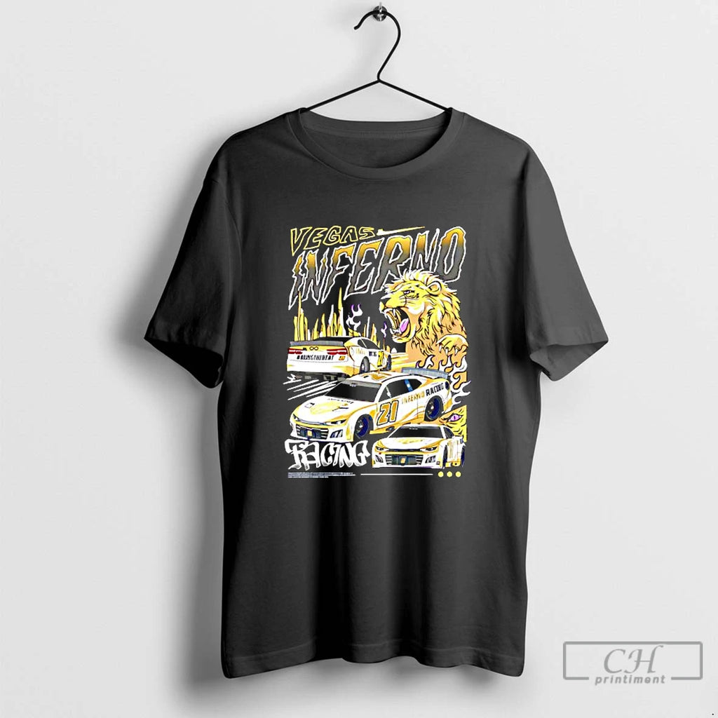 Premium Vegas Inferno Racing Vintage Lion Nascar Energy