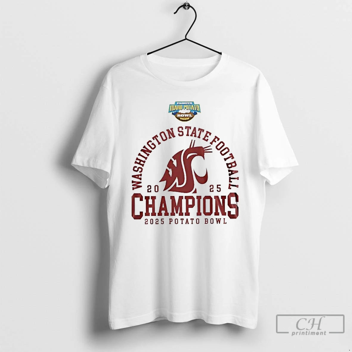 Premium Washington State Cougars 2025 Famous Idaho Potato Bowl Champions