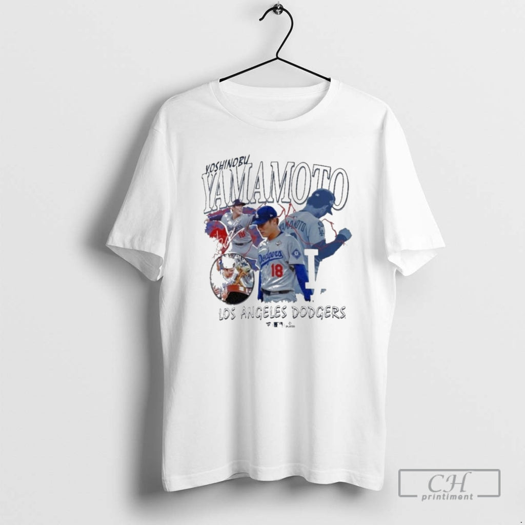 Premium Yoshinobu Yamamoto Los Angeles Dodgers Montage Mlb Shirt Sweater