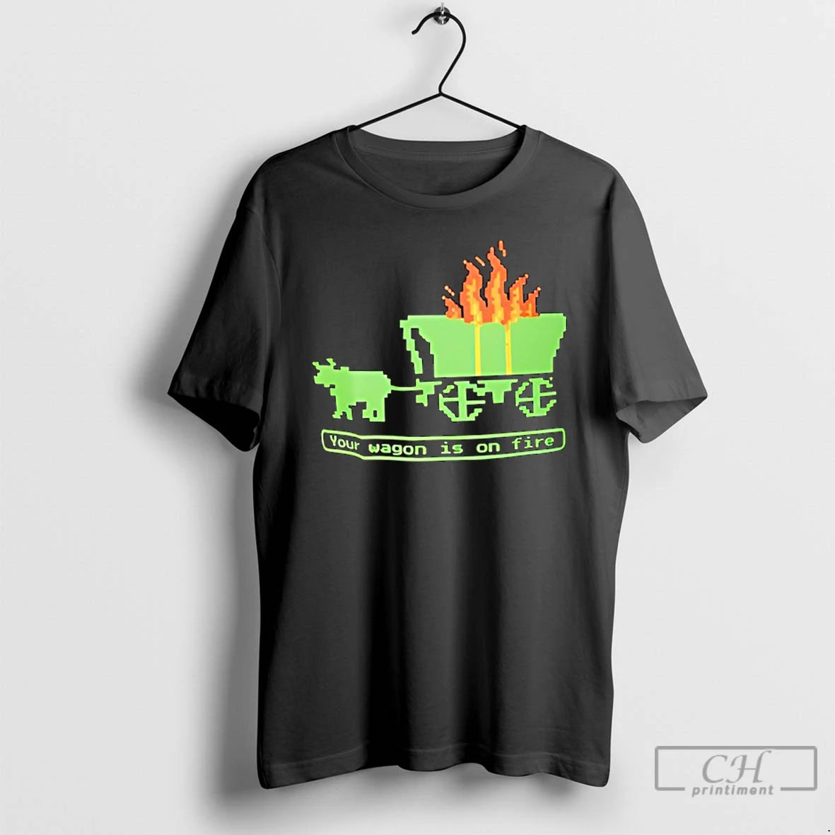 Premium Your Wagon Is On Fire Retro Gaming