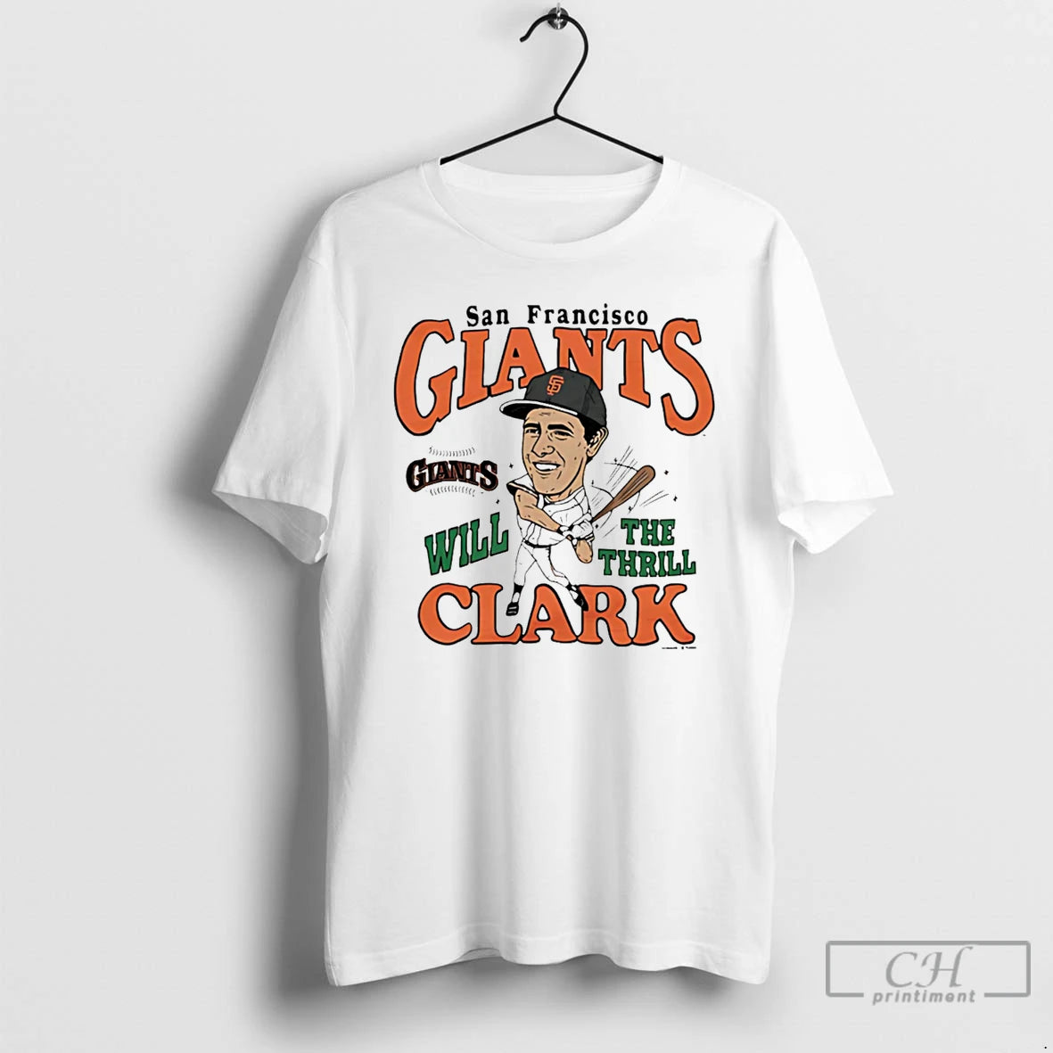Premium An Francisco Giants Will Clark Superstar Caricature
