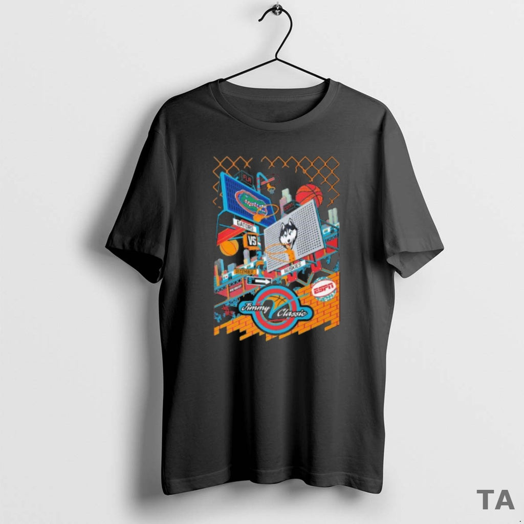 Top Florida Vs Uconn 2025 Jimmy V Classic Basketball T Shirt Sweater