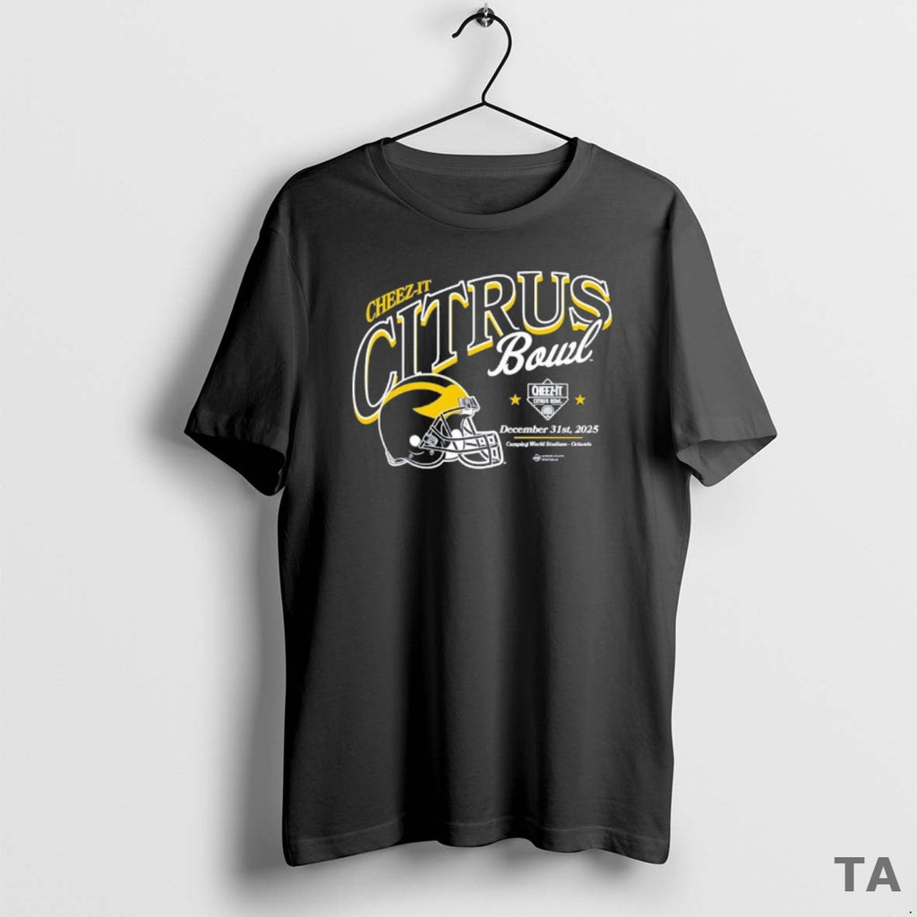 Top Michigan Football 2025 Cheez It Citrus Bowl Bound T Shirt Sweater