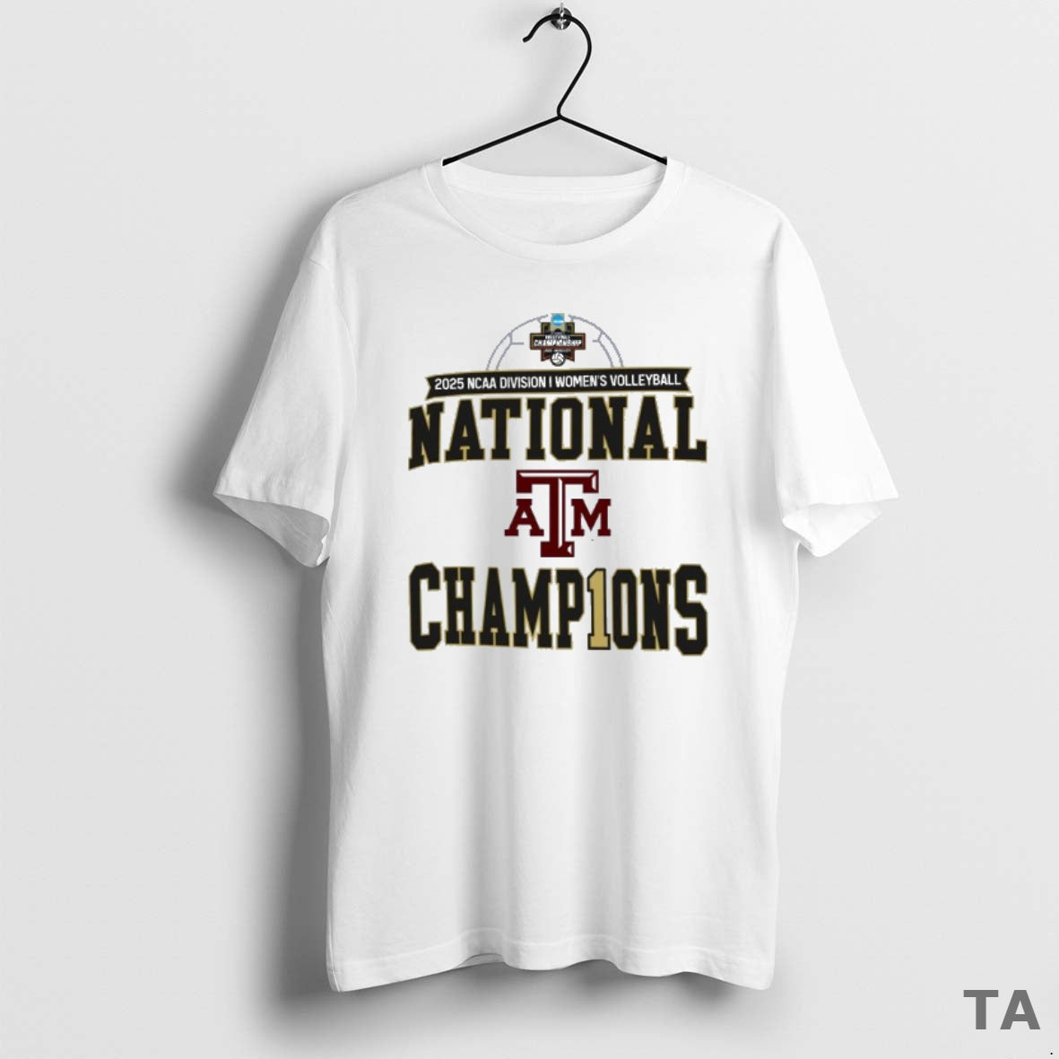 Top Texas Am Aggies 2025 Ncaa Division I Womens Volleyball National Champions T Shirt Sweater