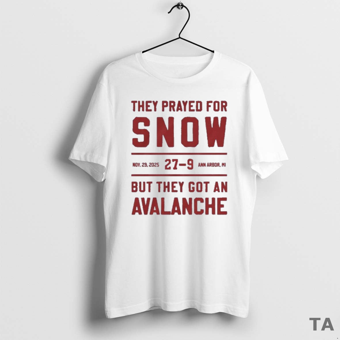 Top They Prayed For Snow Ohio State 27 9 Michigan But They Got An Avalanche