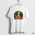 Top Grinch Santa Orange Theory Make Me Happy You Not So Much Christmas Lights