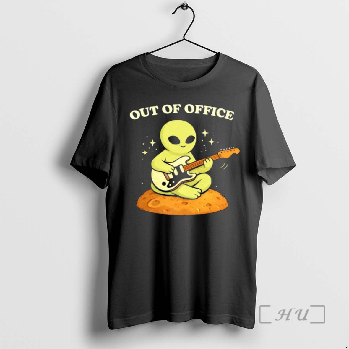 Trending Alien Playing Guitar Out Of Office