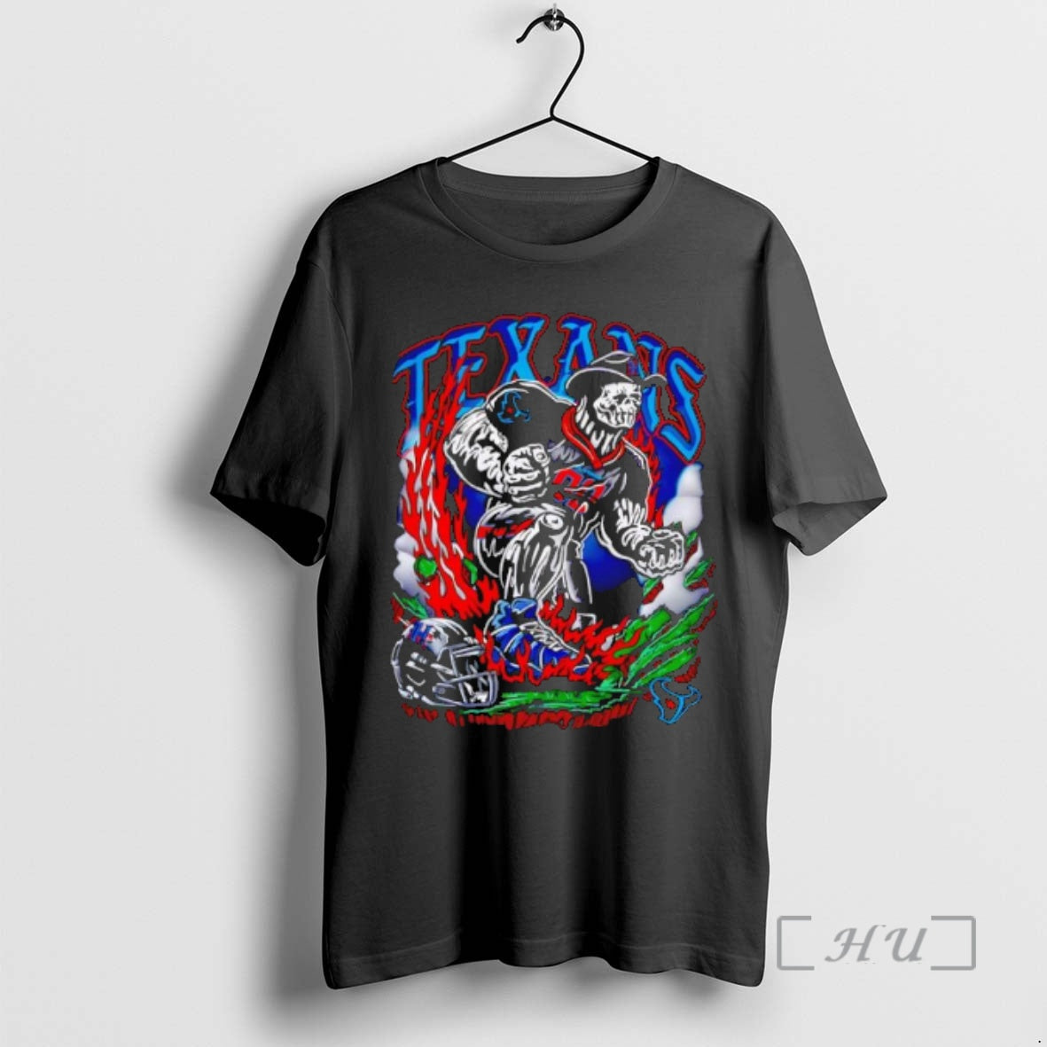 Trending Big Texan Football Skeleton Graphic