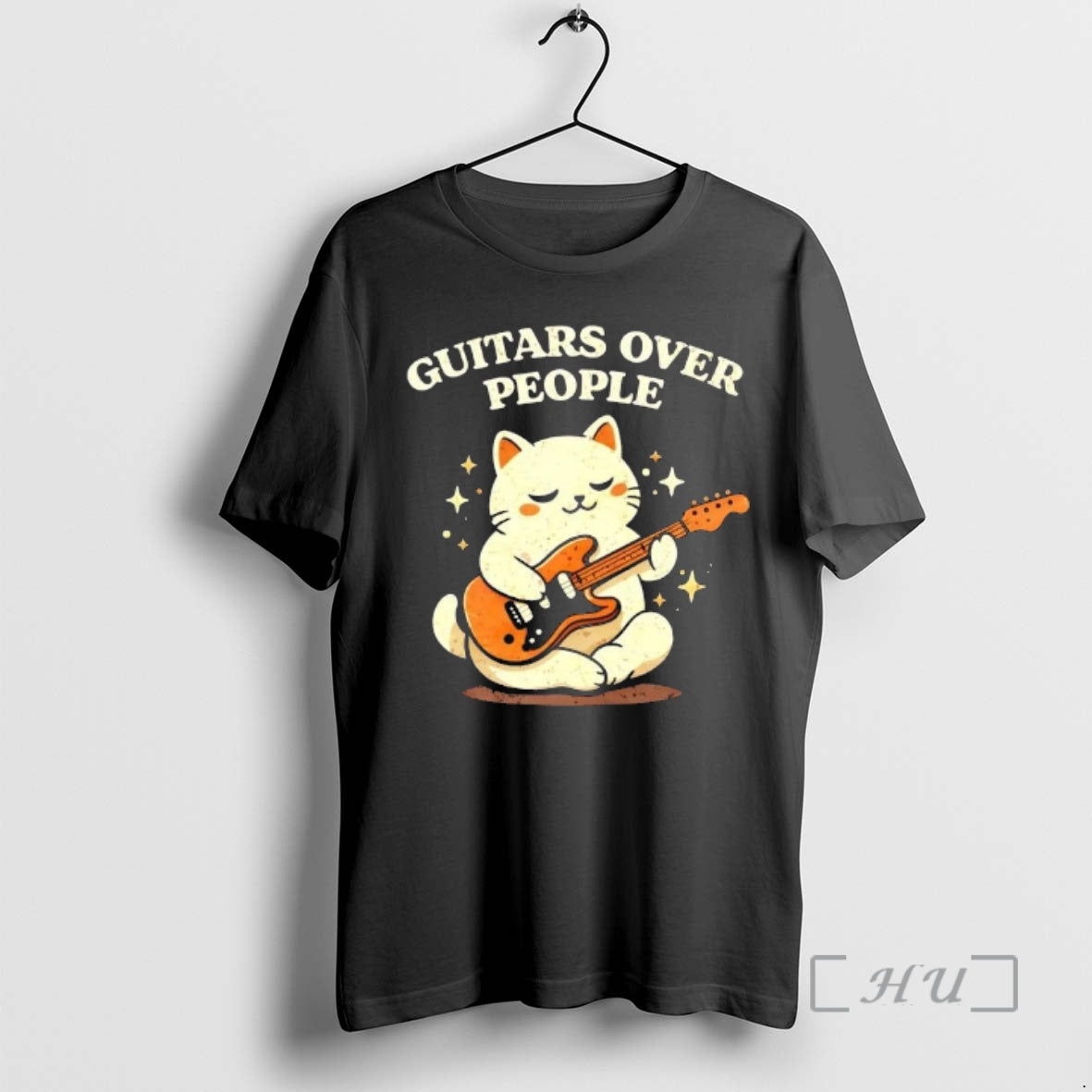 Trending Cat Playing Guitars Over People