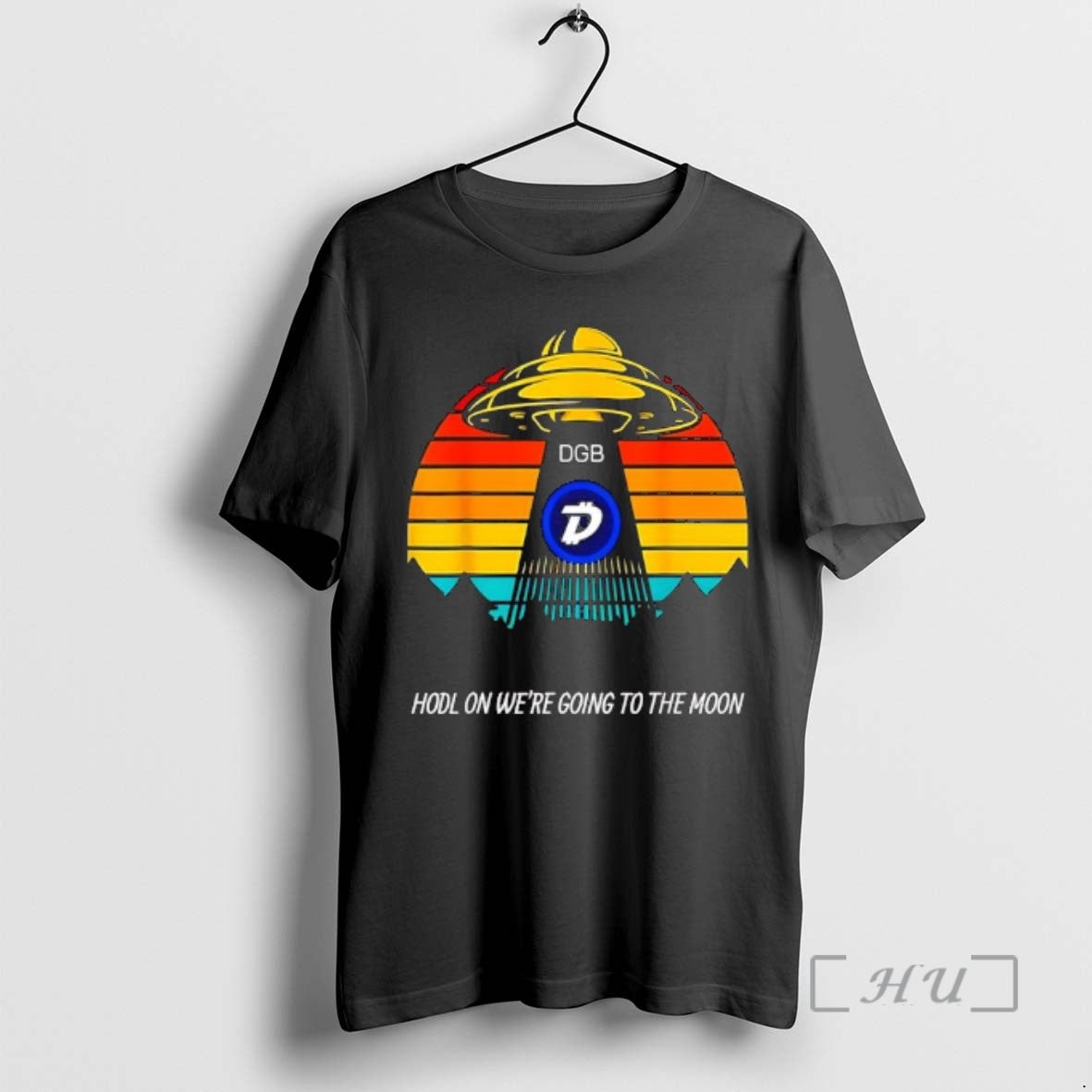 Trending Dgb Ufo Vintage Hodl On Were Going To The Moon Premium T Shirts Sweater
