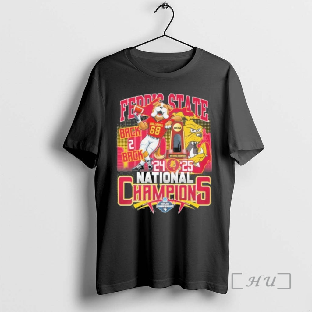 Trending Ferris State Back 2 Back 24 25 National Champions