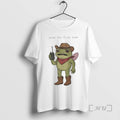Trending Frog Cowboy Holding Walkie Talkie What The Fuck Over