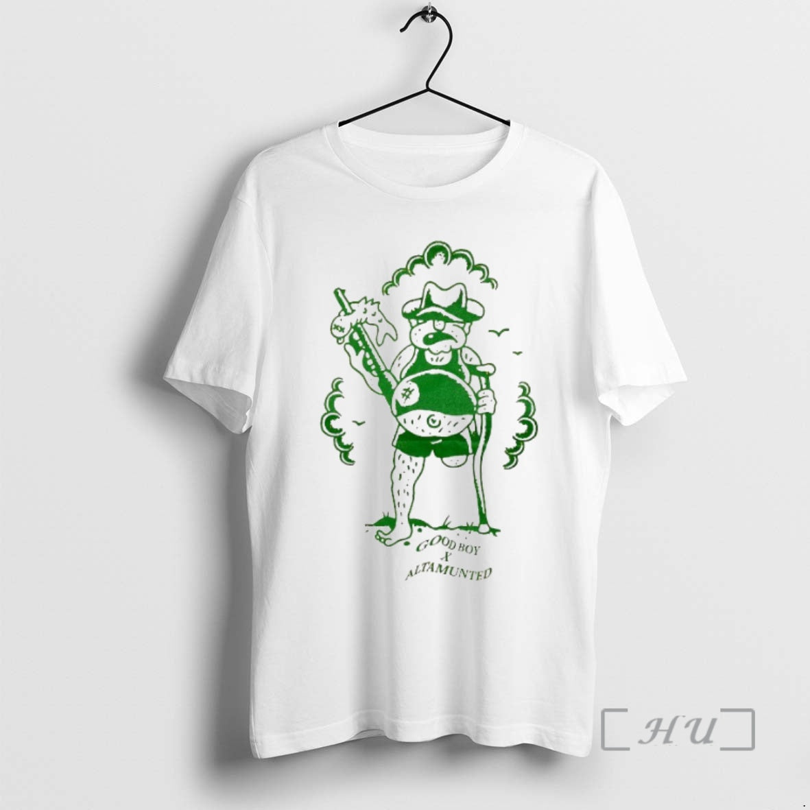 Trending Good Boy Altamunted X Good Boy Fishing With A Shotgun Premium T Shirts Sweater