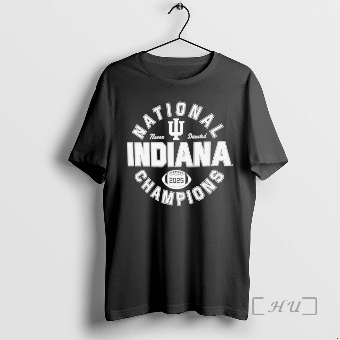 Trending Indiana National Champions 2025 Never Daurted Logo