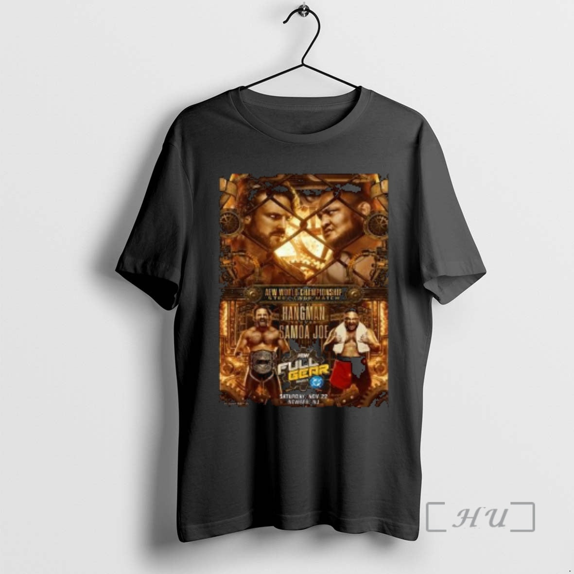 Trending Matchup Monday Hangman Adam Page Vs Samoa Joe Full Gear 2025 Circle Black Premium