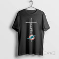 Trending Miami Dolphins All I Need Today Is A Whole Lot Of Jesus Cross Double