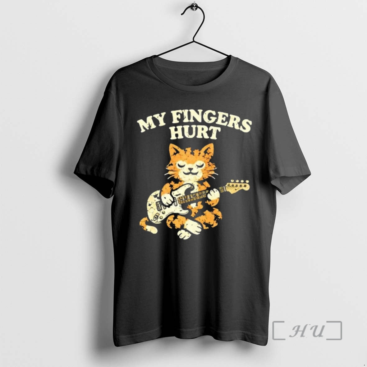 Trending My Fingers Hurt Cat Playing Guitar