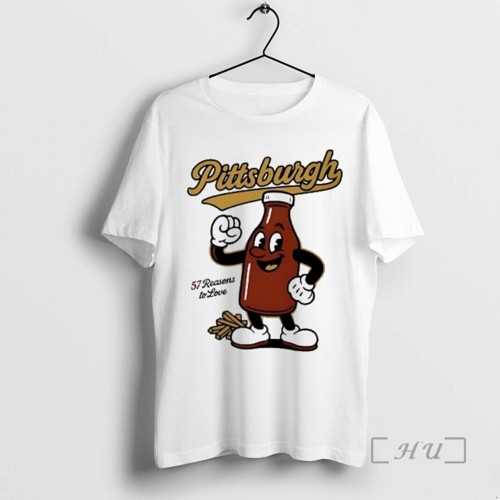 Trending Pittsburgh 57 Ketchup Bottle Mascot Funny