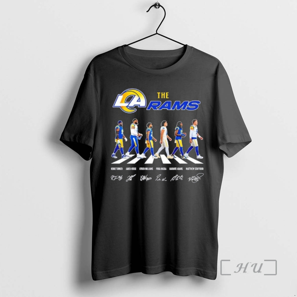 Trending The Los Angles Rams Kobie Turner Jared Verse And Players Abbey Road Signatures Premium