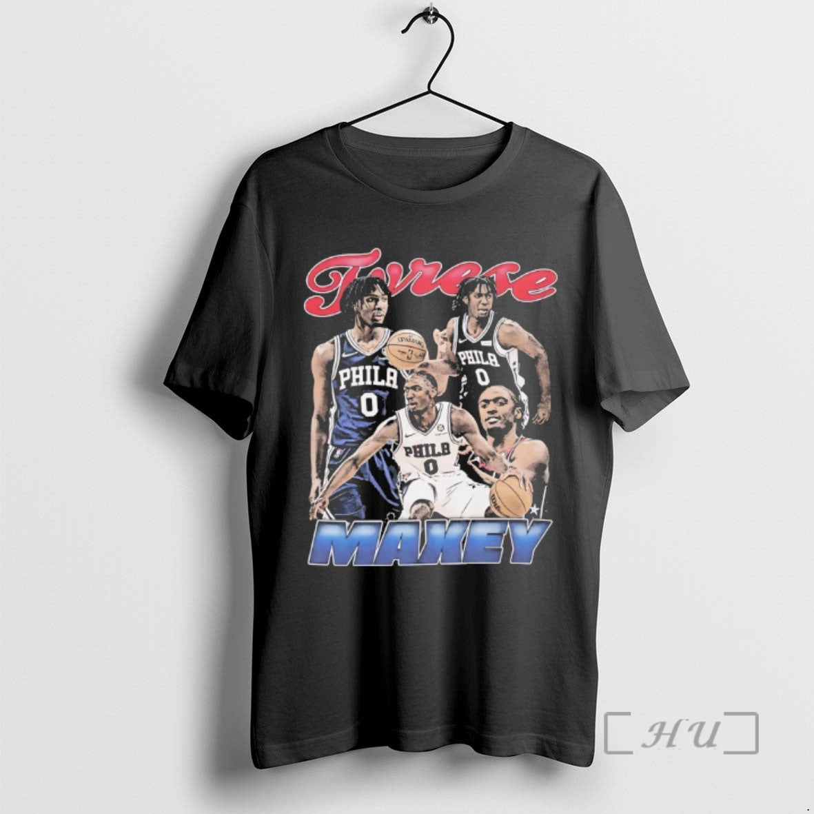 Trending Tyrese Maxey Philadelphia 76ers Player Collage Vintage