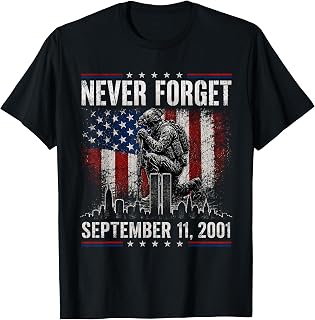 Never Forget September 11 2001 Memorial Day Usa Flag Unisex T-shirt, Sweatshirt, Hoodie (1)