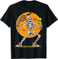 Tennis Skeleton Spooky Halloween Tennis Player Unisex T-shirt, Sweatshirt, Hoodie (1)
