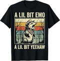 Lil Bit Emo Lil Bit Yeehaw Unisex T-shirt, Sweatshirt, Hoodie (1)