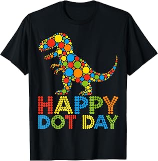 Happy Dot Day Dinosaur Polka Dot Toddler Unisex T-shirt, Sweatshirt, Hoodie (1)