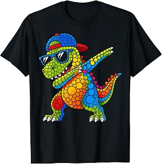 Dot Day Dabbing Dinosaur Polka Dot Toddlers Unisex T-shirt, Sweatshirt, Hoodie (1)