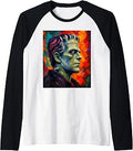 Frankenstein Bride Lover Halloween Matching Couple Raglan Baseball Tee (1)