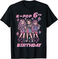 6th Birthday K-Pop Year Old Kpop Unisex T-shirt, Sweatshirt, Hoodie (1)