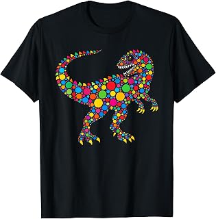 Happy Dot Day Colorful Polka Dot Dinosaur Toddler Unisex T-shirt, Sweatshirt, Hoodie (1)