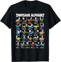 Dinosaurs Alphabet Abc Dino Identification Unisex T-shirt, Sweatshirt, Hoodie (1)