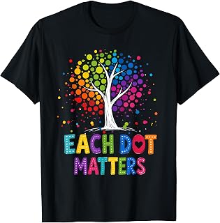Dot Day Dot Matters Tree Colorful Polka Dot Unisex T-shirt, Sweatshirt, Hoodie (1)