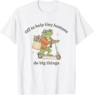 Retro Frog Elementary Teacher Help Tiny Humans Big Things (1)